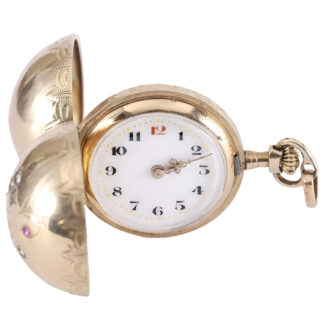 Swiss gold and gem set ‘Boule de Genève’ watch Circa 1900