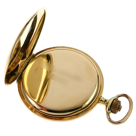 German 14K yellow gold full hunter pocket watch Circa 1910 German 14K yellow gold full hunter pocket watch Circa 1910