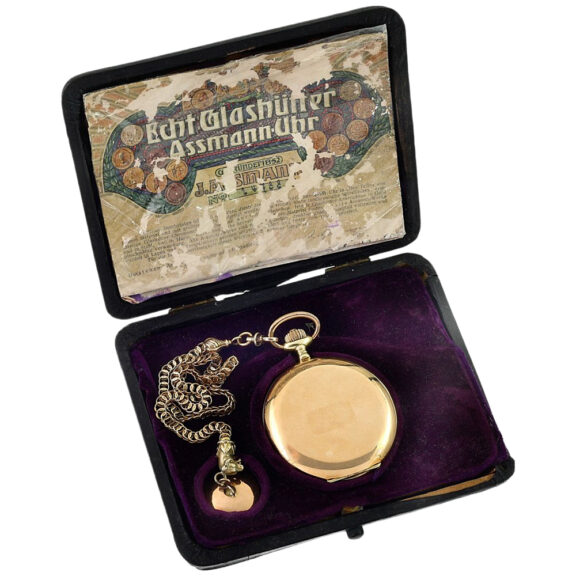 German 14K yellow gold full hunter pocket watch Circa 1910 German 14K yellow gold full hunter pocket watch Circa 1910