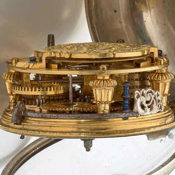 Dutch silver keywind pair cased verge watch Circa 1720 Dutch silver keywind pair cased verge watch Circa 1720