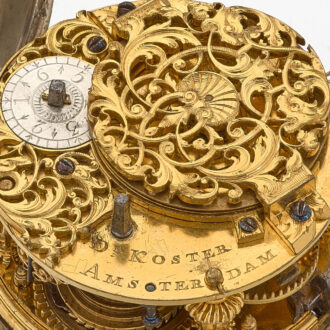 Dutch silver keywind pair cased verge watch Circa 1720