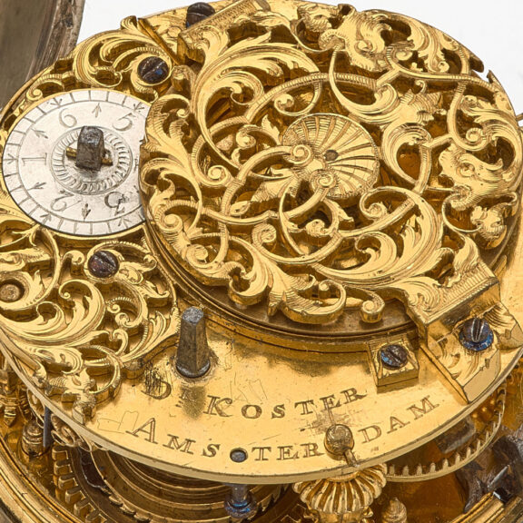 Dutch silver keywind pair cased verge watch Circa 1720 Dutch silver keywind pair cased verge watch Circa 1720