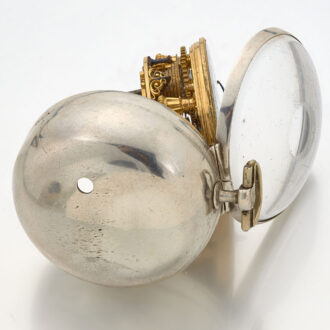 Dutch silver keywind pair cased verge watch Circa 1720