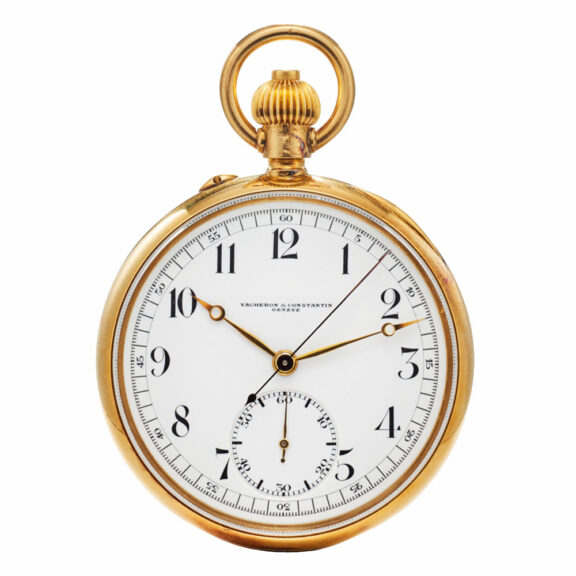 Swiss gold chronograph by vacheron constantin Circa 1927