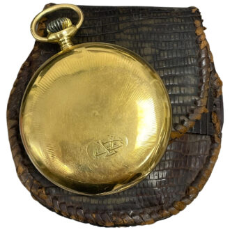 French 18K yellow gold full hunter pocket watch Circa 1920