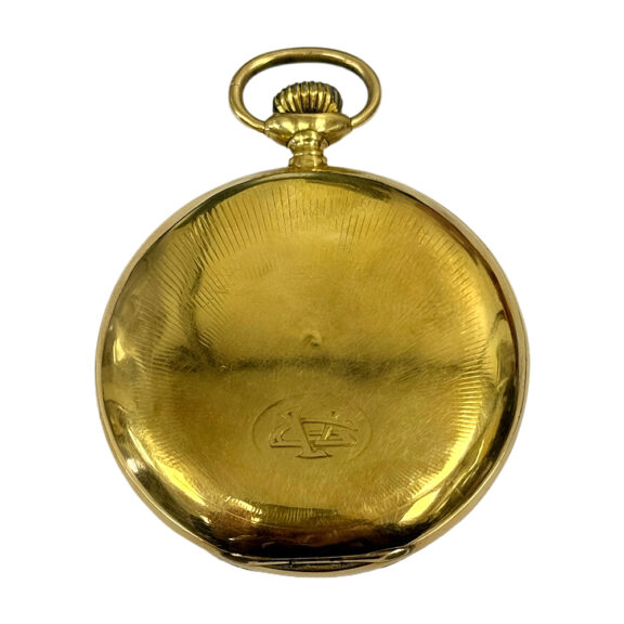 French 18K yellow gold full hunter pocket watch Circa 1920 French 18K yellow gold full hunter pocket watch Circa 1920