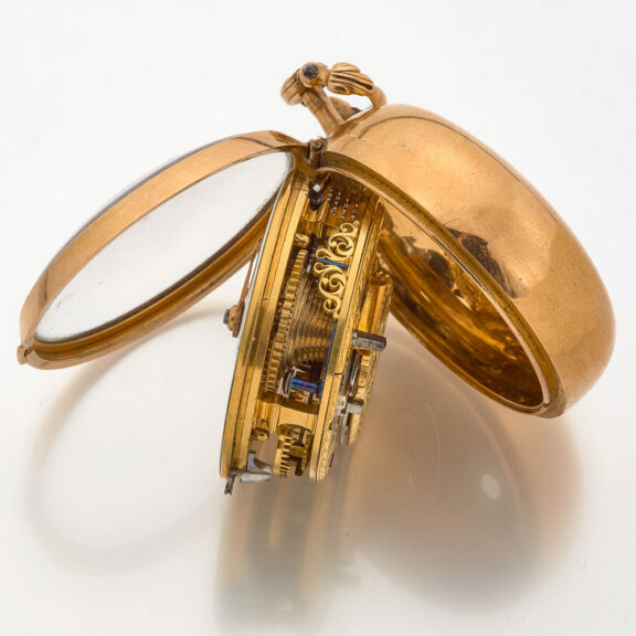 Early English gold verge with matching chatelaine Circa 1742 Early English gold verge with matching chatelaine Circa 1742