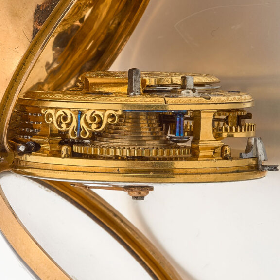 Early English gold verge with matching chatelaine Circa 1742 Early English gold verge with matching chatelaine Circa 1742