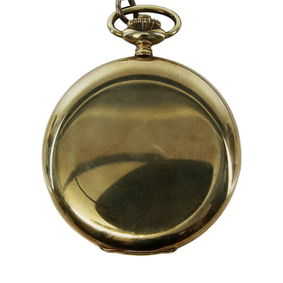 Swiss 14K yellow gold full hunter pocket watch Circa 1920 Swiss 14K yellow gold full hunter pocket watch Circa 1920
