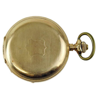 Swiss 14K rose gold full hunter pocket watch Circa 1900 Swiss 14K rose gold full hunter pocket watch Circa 1900