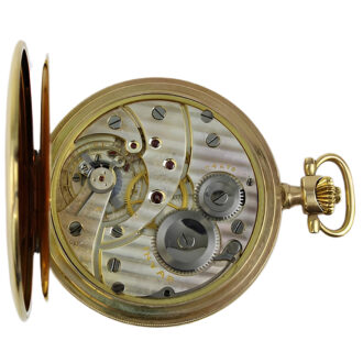 French 14K yellow gold full hunter pocket watch Circa 1900 French 14K yellow gold full hunter pocket watch Circa 1900