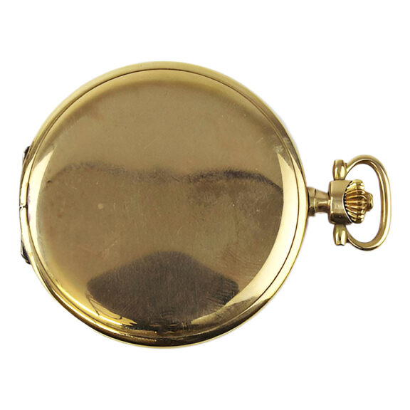 French 14K yellow gold full hunter pocket watch Circa 1900 French 14K yellow gold full hunter pocket watch Circa 1900