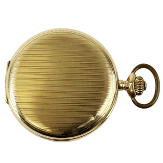 Swiss 14K yellow gold full hunter pocket watch Circa 1900 Swiss 14K yellow gold full hunter pocket watch Circa 1900