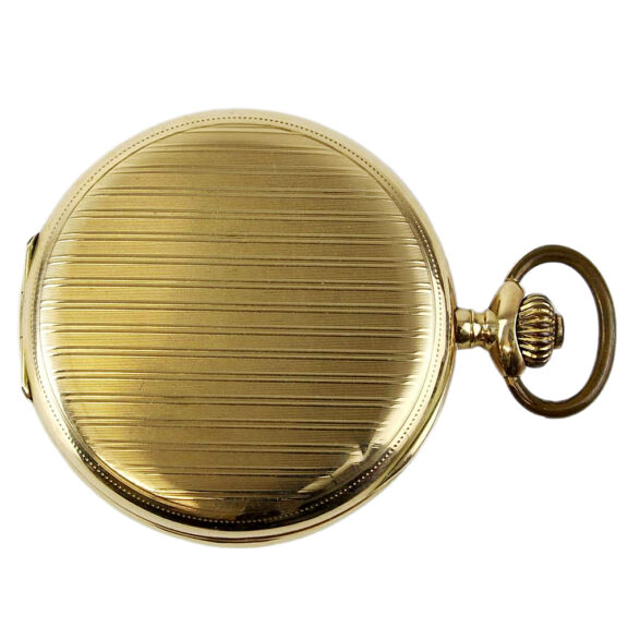 Swiss 14K yellow gold full hunter pocket watch Circa 1900 Swiss 14K yellow gold full hunter pocket watch Circa 1900