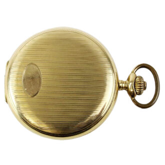 Swiss 14K yellow gold full hunter pocket watch Circa 1900 Swiss 14K yellow gold full hunter pocket watch Circa 1900