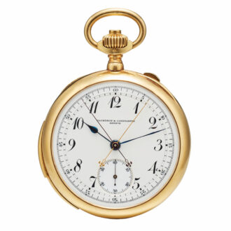 Swiss minute repeattng split seconds chronograph Circa 1903