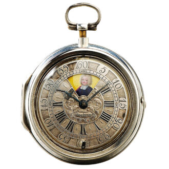 English remarkable pair cased verge pocket watch Circa 1720 English remarkable pair cased verge pocket watch Circa 1720