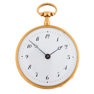 French gold and enamel quarter repeating watch Circa 1810