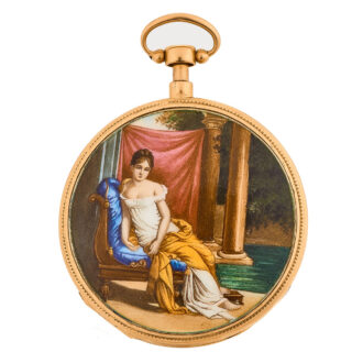 French gold and enamel quarter repeating watch Circa 1810
