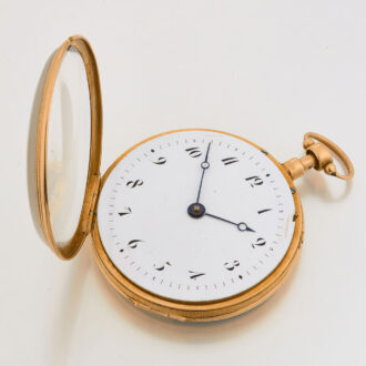 French gold and enamel quarter repeating watch Circa 1810
