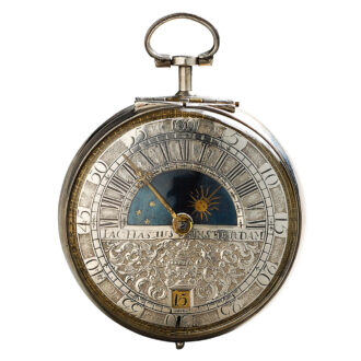 Dutch exquisite one handed verge pocket watch Circa 1700