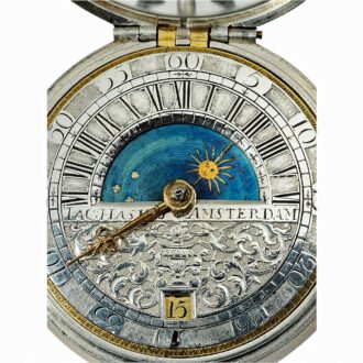 Dutch exquisite one handed verge pocket watch Circa 1700