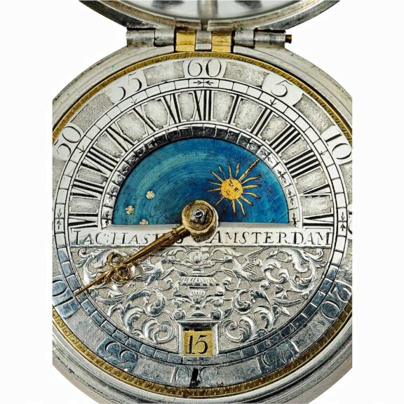 Dutch exquisite one handed verge pocket watch Circa 1700 Dutch exquisite one handed verge pocket watch Circa 1700
