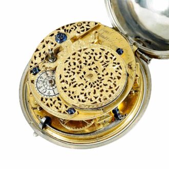 Dutch exquisite one handed verge pocket watch Circa 1700