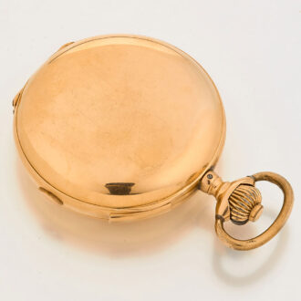 Swiss gold chronograph quarter repeating watch Circa 1890