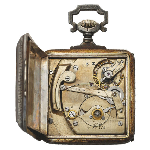 . The patent for the Loehr automatic movement was granted to August Von Loehr in January 1878 . The patent for the Loehr automatic movement was granted to August Von Loehr in January 1878