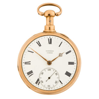 English gold quarter repeating duplex watch Circa 1813