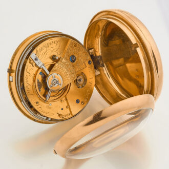 English gold quarter repeating duplex watch Circa 1813
