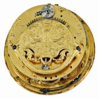 French verge open faced pocket watch "Oignon" Circa 1695