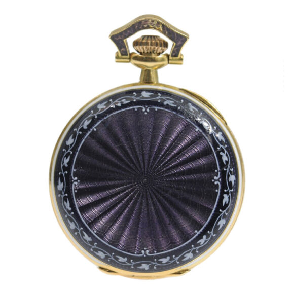 Russian gold, enamel and diamond set watch Circa 1900 Russian gold, enamel and diamond set watch Circa 1900