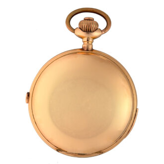 Heavy gold pocket watch repeater and chronograph Circa 1900 Heavy gold pocket watch repeater and chronograph Circa 1900