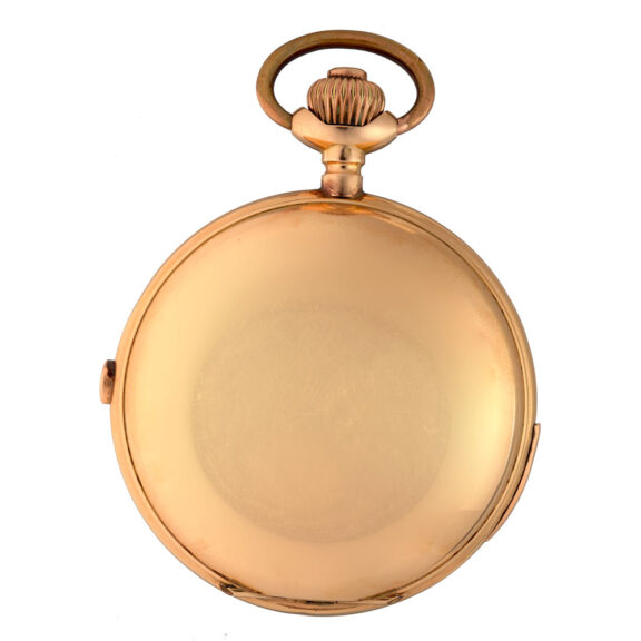 Heavy gold pocket watch repeater and chronograph Circa 1900 Heavy gold pocket watch repeater and chronograph Circa 1900