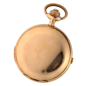 Heavy gold pocket watch repeater and chronograph Circa 1900 Heavy gold pocket watch repeater and chronograph Circa 1900