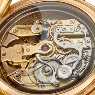 Heavy gold pocket watch repeater and chronograph Circa 1900 Heavy gold pocket watch repeater and chronograph Circa 1900