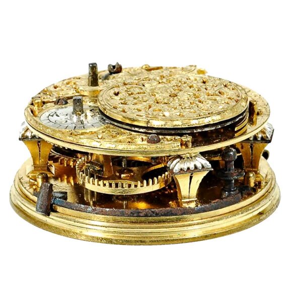 English silver pair cased verge pocket watch Circa 1690 English silver pair cased verge pocket watch Circa 1690