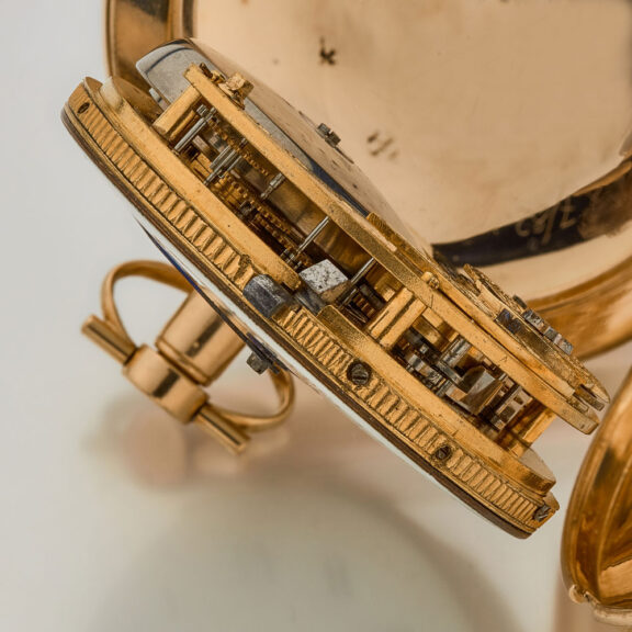 Exquisite French gold enamel quarter repeating watch Circa 1800 Exquisite French gold enamel quarter repeating watch Circa 1800