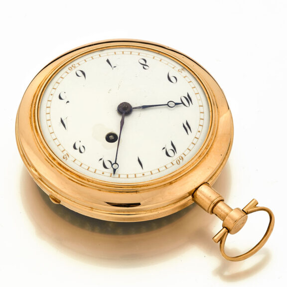 Exquisite French gold enamel quarter repeating watch Circa 1800 Exquisite French gold enamel quarter repeating watch Circa 1800