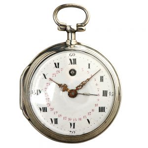 German rare pocket watch with date indication Circa 1780