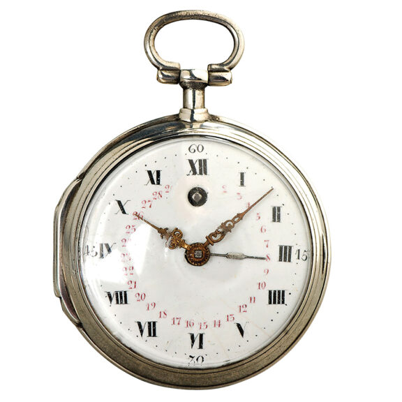 German rare pocket watch with date indication Circa 1780