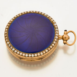 Rare French gold watch with early lever movement Circa 1810