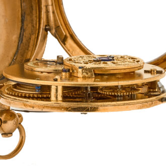 Rare French gold watch with early lever movement Circa 1810