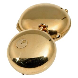 English gold pair cased cylinder pocket watch Circa 1738