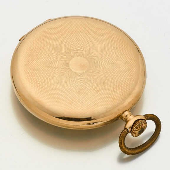 Swiss gold open faced Art Deco lever watch Circa 1934 Swiss gold open faced Art Deco lever watch Circa 1934