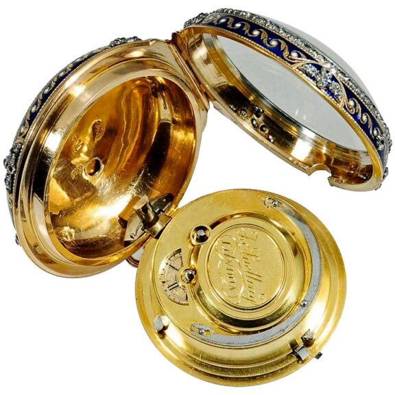 English magnificent repeating pocket watch Circa 1776 English magnificent repeating pocket watch Circa 1776