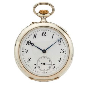 German silver Glashütte A1 quality pocket watch Circa 1910
