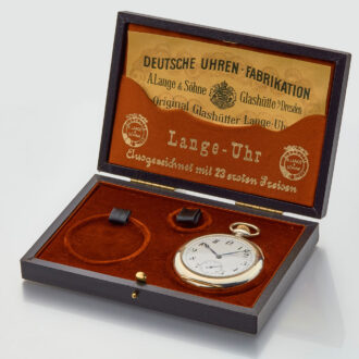 German silver Glashütte A1 quality pocket watch Circa 1910